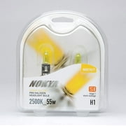 Nokya H1 Hyper Yellow Pro Halogen 2500K Stage 1 Headlight / Fog Light Car Light Bulb Replacement One Pair NOK7617