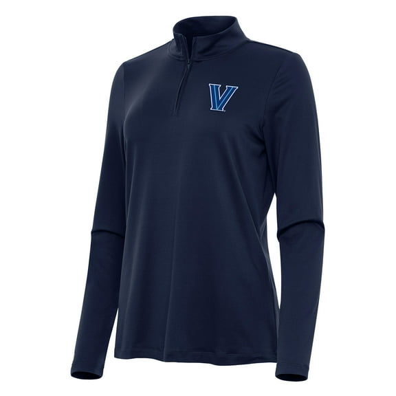 Women's Antigua Navy Villanova Wildcats Reprocess Quarter-Zip Top