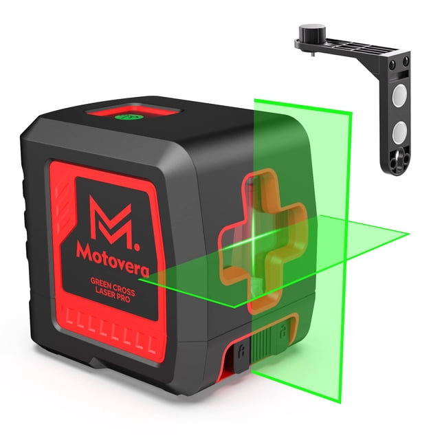 Nivel láser Motovera LL-T2 30 m con 4 ajustes de brillo