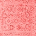thumbnail image 1 of Ahgly Company Machine Washable Indoor Square Oriental Red Traditional Area Rugs, 7' Square, 1 of 4