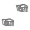 thumbnail image 4 of Matsuzay Estante de , soporte de baño, soporte de almacenamiento de larga duración, sin perforaciones, sin taladro, decoraciones de Type2 NO2, 4 of 6