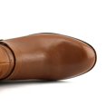 thumbnail image 2 of Biliee Wide Calf Round Toe Leather Knee High Boot, 2 of 5