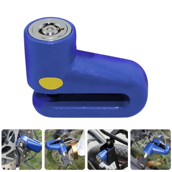 LULULION 2Pcs Motorcycle Disc Brake Lock Assorted Color Heavy Duty Bike Security Lock