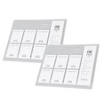 thumbnail image 2 of Magnetic Nail Practice Holder, 2PCS Acrylic Nail Art Display Board 6 Color Nail Tip Sample Display Stand Holder for Nail Art Design, 2 of 9