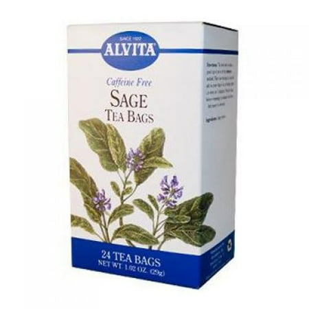 Alvita Caffeine Free Sage Tea 24 Bags
