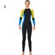 thumbnail image 2 of Wetsuits Ultrathin manga larga pantalones largos traje de baño de una pieza profesional impermeable espesado para nadar Snorkeling mujer surf / Amarillo S sidaley OD017133-14, 2 of 7