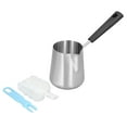 thumbnail image 2 of Ccdes Milk Pan,Butter Warmer Mini Stainless Steel Coffee Heating Pot 350ml With For Melting,Coffee Warmer, 2 of 8