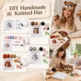 thumbnail image 2 of Fantasy Animal Hooded Hat Crochet Kit,Complete Material Package with Step-by-Step Book,Soft Yarn for Handmade Projects,Sea Otter Style, 2 of 6