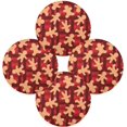 thumbnail image 2 of GZHJMY Christmas Gingerbread Round Placemats Non-Slip Heat Resistant Placemat for Dining Table Kichen Party Table Diameter Decor 15.4 inch Set of 6 Table Mat, 2 of 7