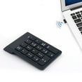 thumbnail image 6 of Wireless Number Pads, Numeric Keypad Numpad Keys Portable 2.4 GHz Financial Accounting Number Keyboard Extensions 10 Key for Laptop, PC, Desktop, Notebook, 6 of 8