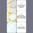 thumbnail image 4 of YIKA Tupperware Container Household Sealed Jar Fresh-keeping Box Kitchen Refrigerator Miscellaneous Food Storage Box Plastic Sealed Fresh-keeping Storage Jar Kitchen Storage Yellow, 4 of 6