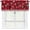 Red Heart & Truck, variant on Fall Short Curtains for Windows Autumn Leaves Valance Curtain for Bedroom 54"x18",Maple Leaf Farmhouse Window Curtains Rod Pocket Valances for Kitchen Decoration