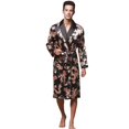 thumbnail image 5 of Ropa de dormir de seda, ropa de dormir de seda helada para hombres, ropa de dormir de manga larga para hombres, batas de baño, ropa para el hogar, 5 of 5