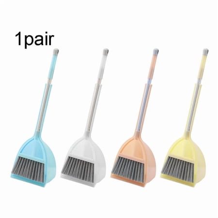 Kids Mini Broom Dustpan Set Toddlers Pretending for Play Toy Household Cleaning New