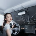 thumbnail image 4 of Car Sunshade Umbrella Front Windshield Portable Allseason Protection Opening Thermal Insulation Umbrella Sunshade Panel Telescopic Bent Rod For Use In Vehicles, 4 of 5