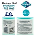 thumbnail image 2 of Stylin Dredz Mouldin' Gel Wax with Tea Tree Oil - Twist n Lock - Maximum hold by Stylin Dredz (500 ml, Pack of 2), 2 of 6