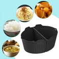 thumbnail image 2 of Mosiee Doublure Réutilisable en Silicone pour Mijoteuse de 6-8 Pintes - Cuire Deux Repas, 2 of 4