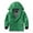 Green, variant on Hiheart Boys Girls Water Resistance Hooded Jackets Cotton Lined Rain Jackets Yellow 4T