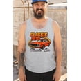 thumbnail image 4 of Vintage Classic 1970 Muscle Car Men's Tank Top American Power Legendary V8 Performance, 4 of 7