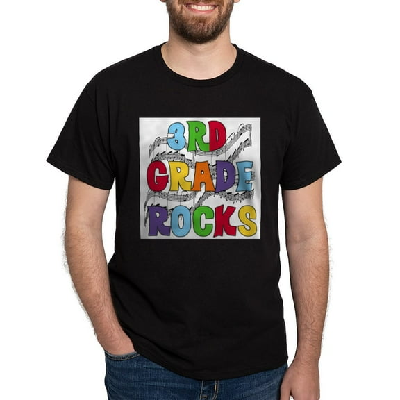 CafePress - Bright Colors 3Rd Grade T Shirt - Men's Classic Graphic Cotton T-Shirt