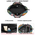 thumbnail image 3 of Pioneer Flower Floral Print Pattern Travel Tote Bags for Women Carry On,Large Weekender Bags for Women Travel,Multi Functional Duffle Bag for Work,Shopping,Sports, 3 of 5