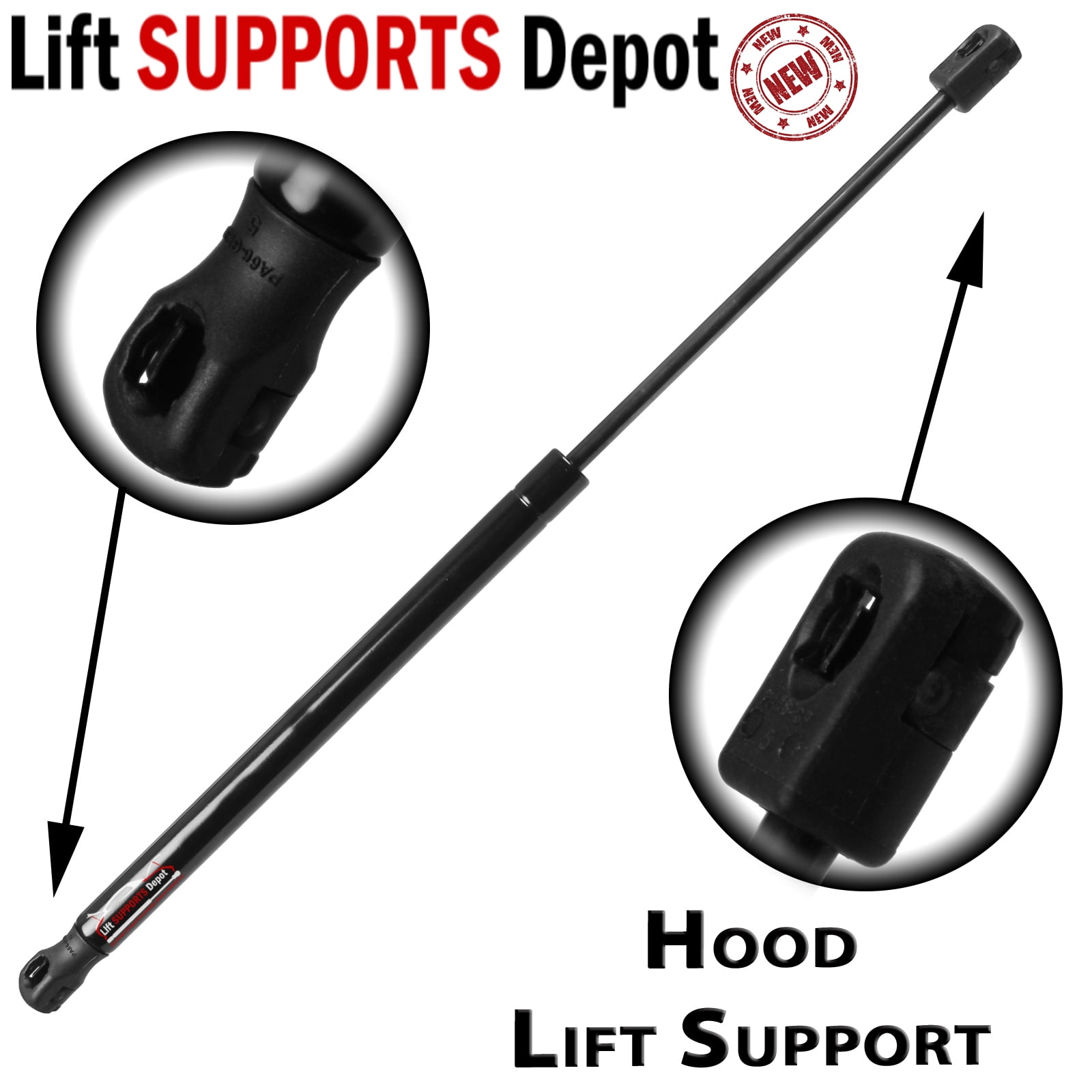 1 Piece Front Hood Lift Support 2011-2014 Porsche Cayenne 