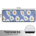 thumbnail image 5 of Kitchen Rugs Sets Of 2,Blue Daisy Flower Pattern Anti Fatigue Kitchen Mat Rugs Non Slip Washable,Decorative Kitchen Floor Mats for Kitchen,Sink,Laundry,17"x47"+17"x47", 5 of 5