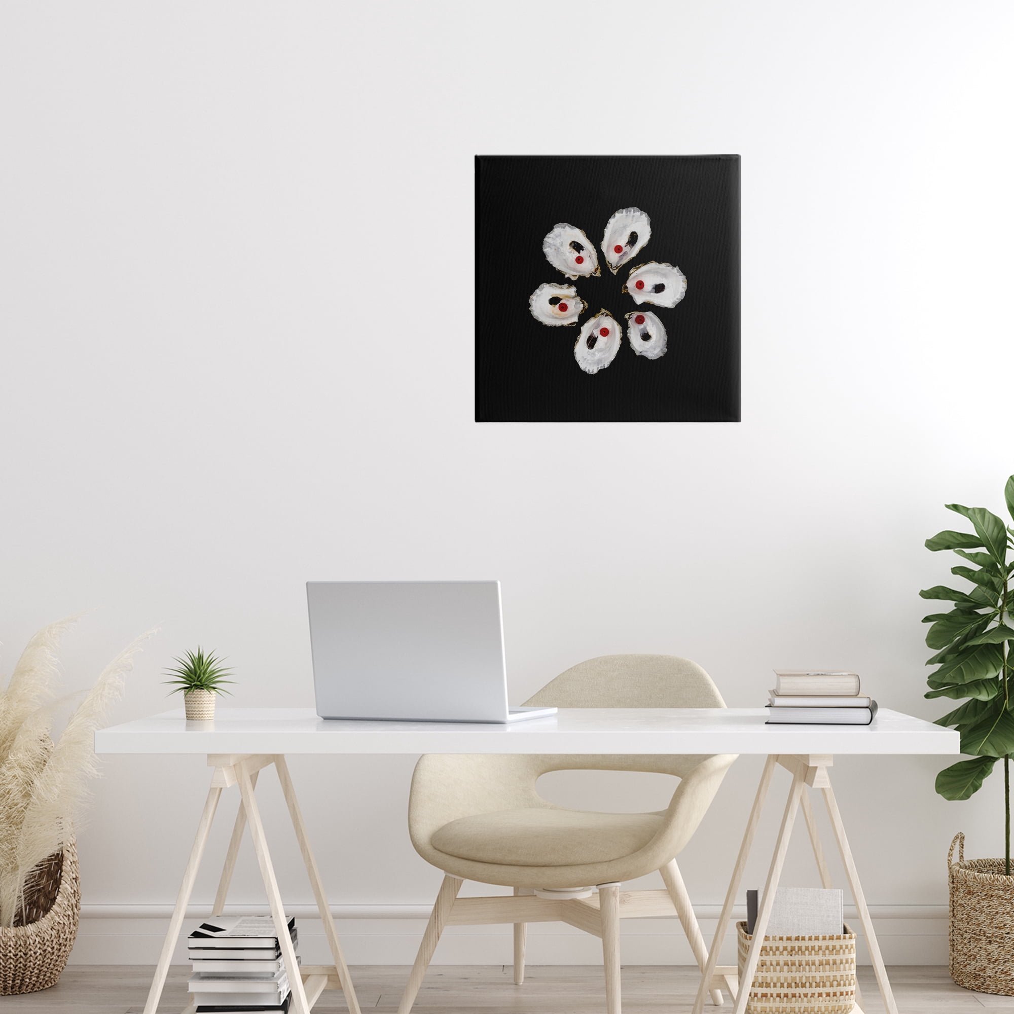 Stupell Industries Oyster Shells Symmetry Canvas Wall Art, design by Beth Adoette