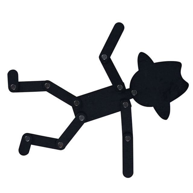 Juego De Rompecabezas Educativo De Juguete Stickman De Madera Con Extremidades Móviles, Material Didáctico Multifunción Para Observación Y Lógica