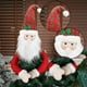 thumbnail image 4 of Colorido adorno para el árbol de Navidad con gorro de Papá Noel y diseño de elfos y muñeco de nieve | Adornos festivos para ventanas y árboles | Material de nailon y licra, 4 of 5