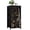 Color 4, variant on Dresser for Bedroom with 4 Storage Drawers Elegant Neutral Toned Dried Flowers Arrangement Dark Dressers Chest of Drawers Steel Framed Fabric Closet Organizers for Dorm Entryway End Table