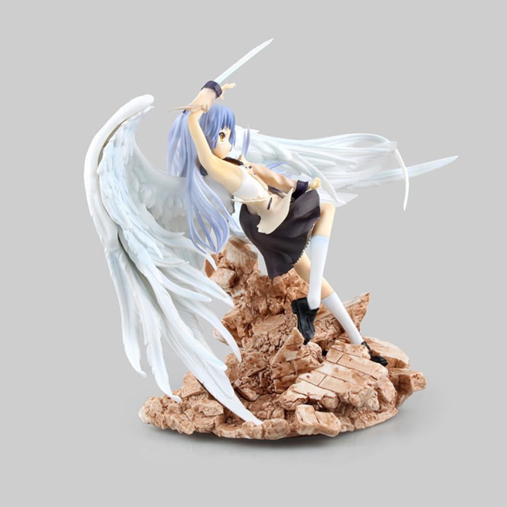 New Angel Beats! Tachibana Kanade (combat Ver) Character Anime Model Statue Action Figures Desktop Ornament Popular Decorations Fan Souvenirs Creative Gift Collectable