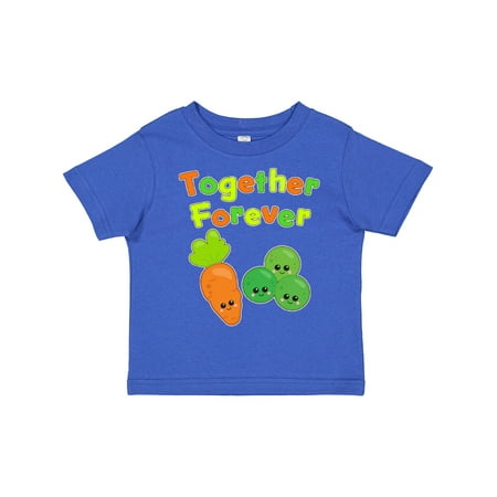 

Inktastic Together Forever- Peas and Carrots Gift Toddler Boy or Toddler Girl T-Shirt