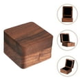 thumbnail image 3 of Ring Case Ring Box for Proposal Engagement Ring Box Wooden Ring Organizer, 3 of 8