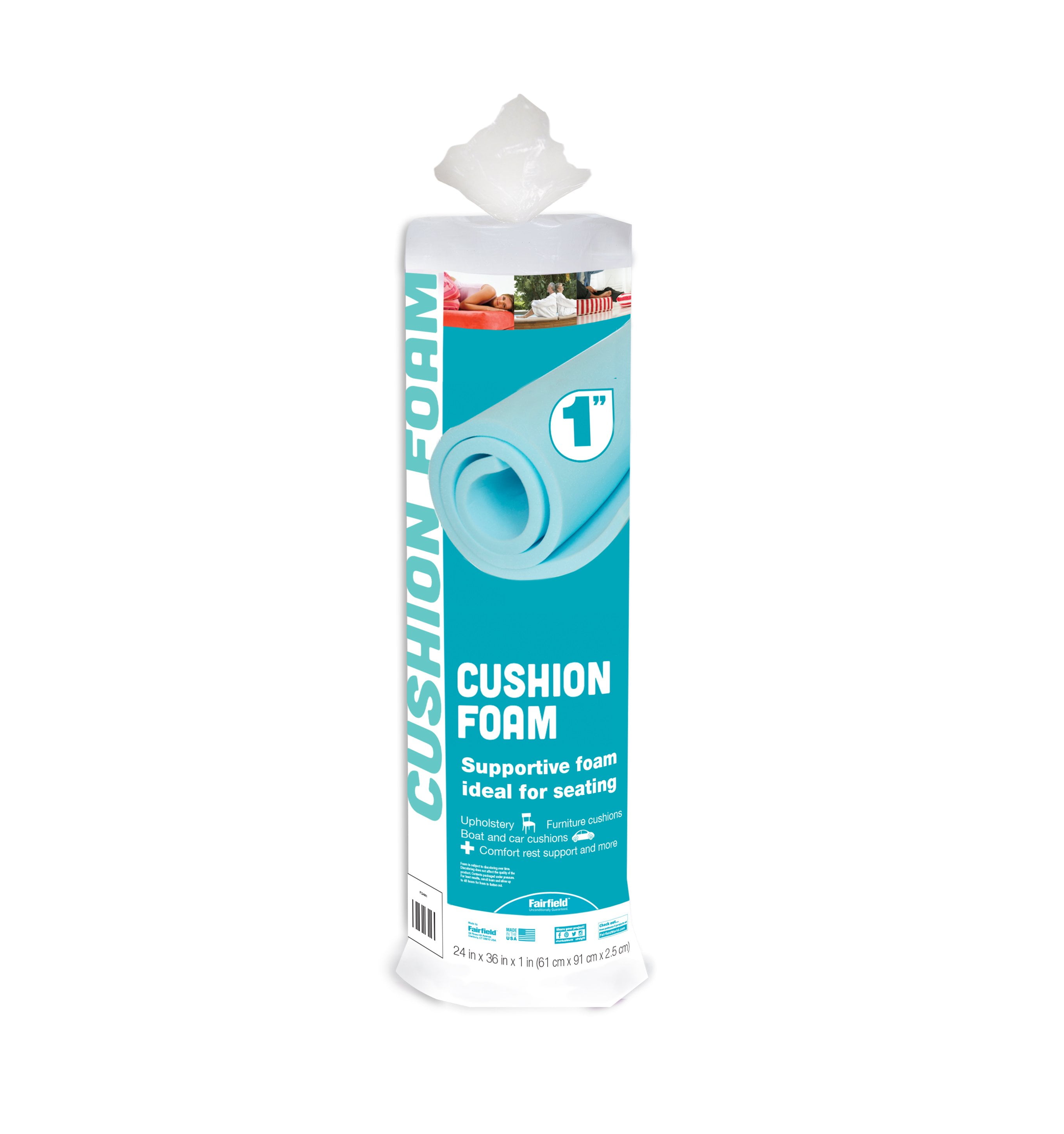 Cushion Foam by Fairfield™, 24' x 36' x 1' Thick