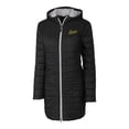 thumbnail image 2 of Women's Cutter & Buck Black George Mason Patriots Vault Rainier Primaloft Eco Hooded Long Coat, 2 of 3