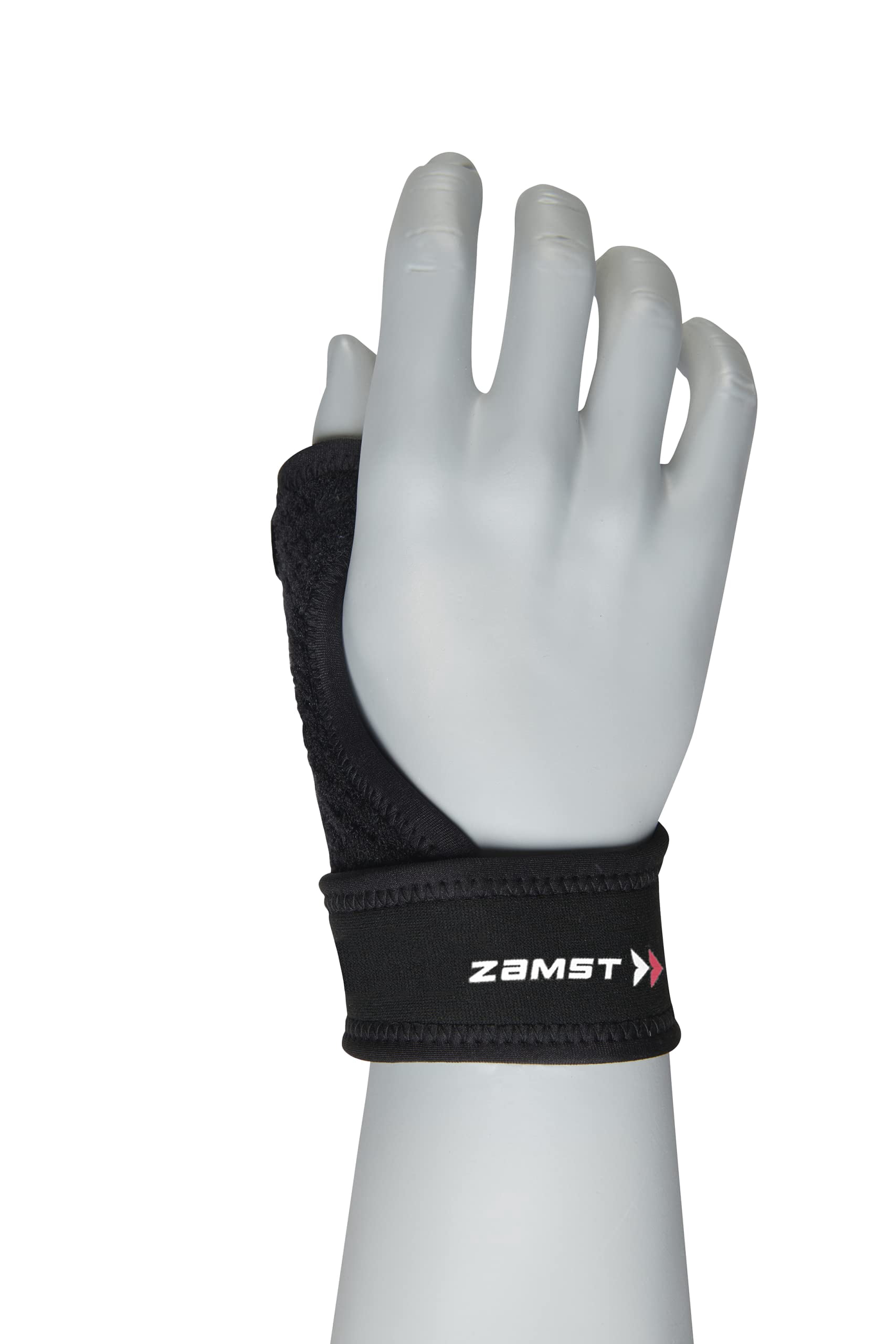 Zamst Thumb Guard Sports Brace - Lightweight Moldable Insert For Thumb Sprains For Baseball Soccer Basketball Football Black Medium