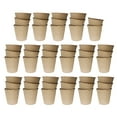 thumbnail image 1 of EeaseMX 1 juego de 50 macetas de papel biodegradables para propagar plantas en el jardín., 1 of 7