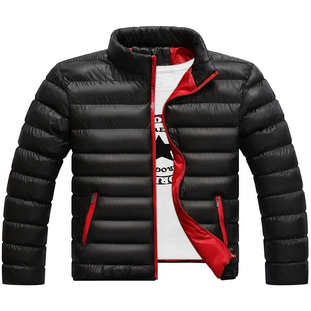 MesaSe Men Winter Warm Coat Ultralight High Neck Slim Jacket Down Outerwear