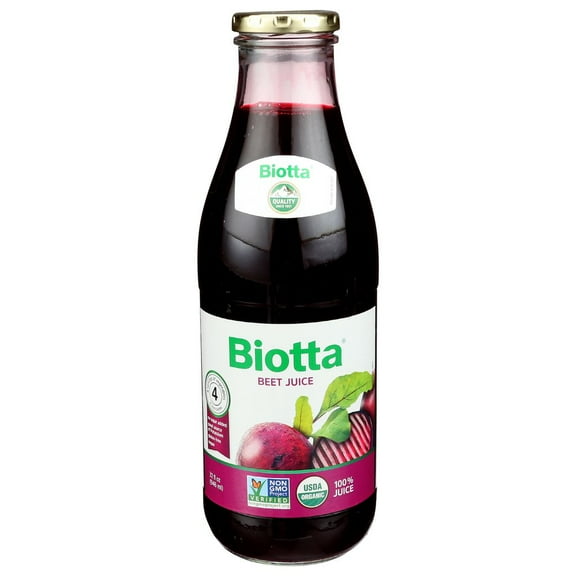 Biotta 100 Percent Beet Juice, 32 Fluid Ounce -- 6 per Case.
