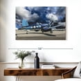 thumbnail image 3 of Elephant Stock Ww2 Airplane Wall Art - Horizontal Canvas Wall Art - Living Room Wall Decor - Transportation Canvas - Gray And White Decor - 39" x 26", 3 of 8