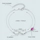 thumbnail image 4 of Violte SECRET Pulsera Mujer Plata 925 Infinito, Pulsera Mujer Amor Ajustable, Joyas Mujer Regalos Navidad para Mujer Cumpleaños Regalo Día de la Madre Mamá Pulseras Corazón Infinito Plata, 4 of 5