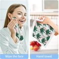 thumbnail image 6 of Dreamtimes 4 PCS Cotton Washcloths Towel Set, Highly Absorbent & Soft Baby Wash Cloths, 12"x 12" Face Hand Towels for Bathroom, Multi-Purpose Fingertip Towels (Tropical Palm Trees), 6 of 7