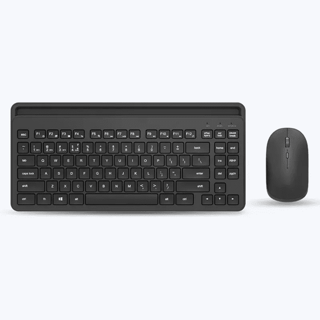 Combo Clavier et Souris Sans Fil pour Ordinateur Portable et Tablette