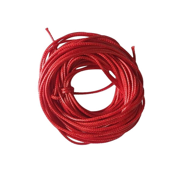 segolike Colorful Waxed Cord, Waxed Thread, 1.5mm Jewelry Making Macrame Cord for Leather Craft DIY Necklace Bracelet Cord, 22 Colors,Each of 10 Meters , Dark Red