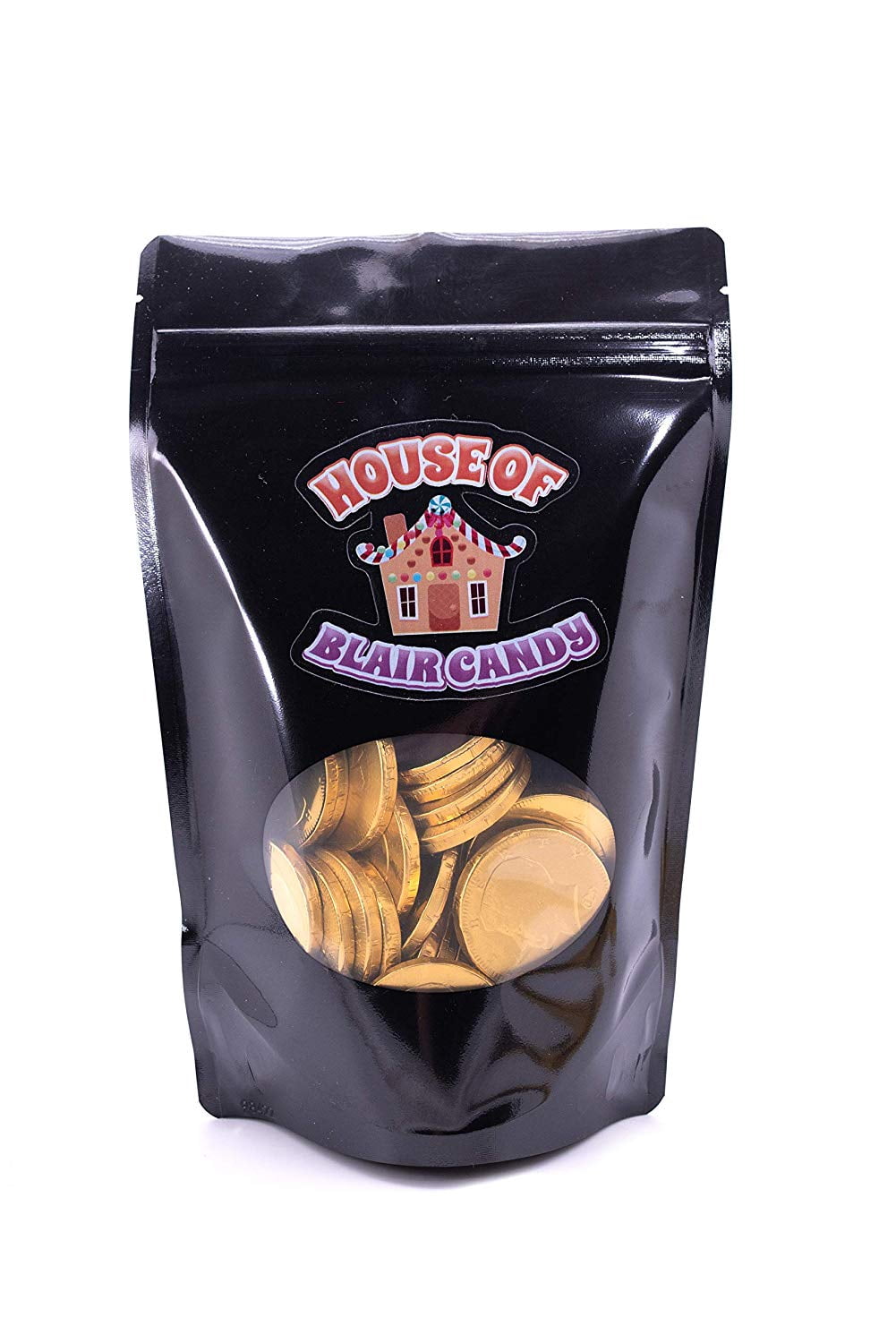 Chocolate Large Half Dollar Coins - 1 Lb (approx 66 Coins) - Packaged in Sealed & Resealable Candy Bag - Classic Novelty Presidential Candy - Patriotic Chocolates