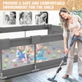 thumbnail image 3 of Babyeap Large Baby Playpen with Mat,71"x50"Playpen for Babies and Toddlers,Baby Play Yard Baby Fence Play Area Indoor Outdoor,Dark Gray, 3 of 7