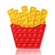 thumbnail image 2 of Jugue sensorial de silicona con dibujo de patatas fritas juguetes de Tmvgtek burbujas concentración Fidget autismo, 2 of 9