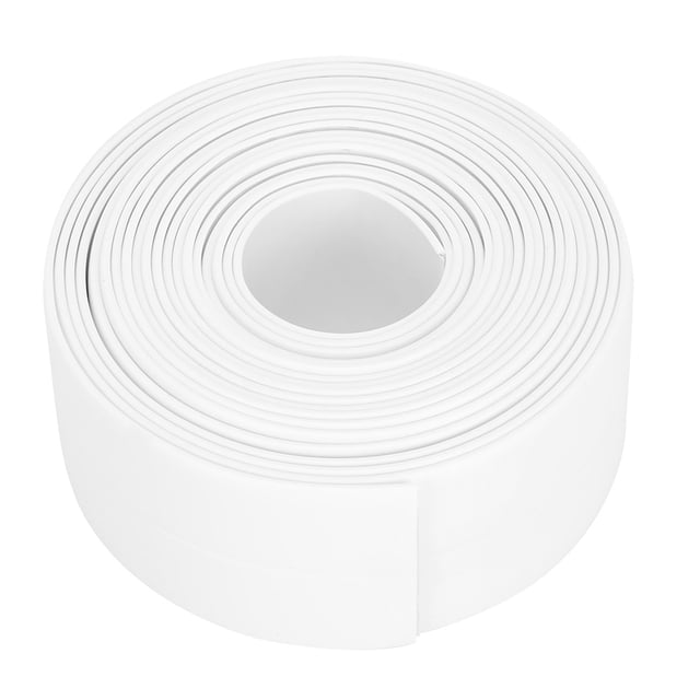 Cinta adhesiva para inodoro tira de calafateo tira de sellado ampliamente utilizada piso de ducha blanco y protector de esquina de pared para baño de cocina ANGGREK Otros