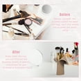thumbnail image 7 of Unique Bargains Silicone Makeup Brush Bag Stand Up Travel Makeup Brush Holder Portable Makeup Brush Pouch Cosmetic Brown, 7 of 7